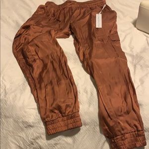 Young Fabulous and Broke silk joggers